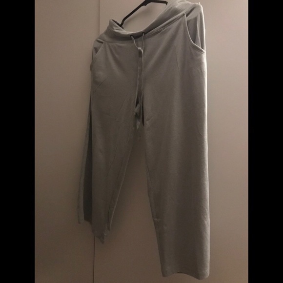 5/25% off - light grey pocket sweatpants yoga gym pants casual - Picture 1 of 2